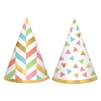 Confetti Fun Mini Party Hats - Pk 12