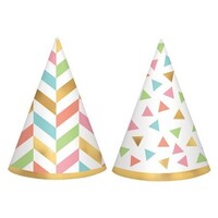 Confetti Fun Mini Party Hats - Pk 12