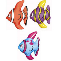 (Asstd. Colours) Mini Inflatable Angel Fish (15cm)