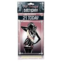 "21st Birthday" Flashing Sash