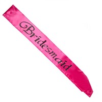 "Bridesmaid" Flashing Sash