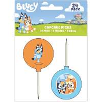 Bluey Cupcake Toppers - Pk 24