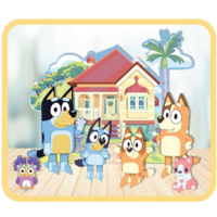Bluey Table Decorating Kit - Pk 7