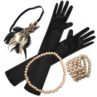 Ladies Deluxe 1920s Gatsby Accessories Kit