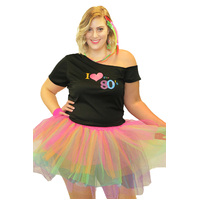 Ladies "I Love The 80's" T-Shirt
