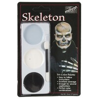 Mehron Tri-Colour Skeleton Make-Up Palette