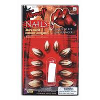 Deluxe Werewolf Claws Stick-On Nails - Pk 10