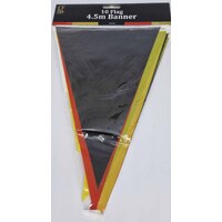 Black, Red & Yellow Bunting (4.5M)