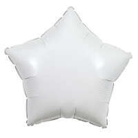 White Star Foil Balloon (45cm)