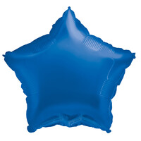 Royal Blue Star Foil Balloon (45cm)