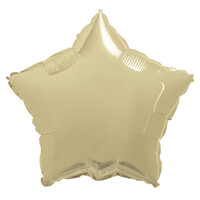 Champagne Gold Star Foil Balloon (45cm)