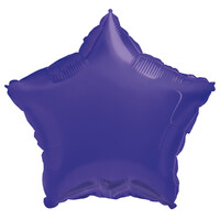 Deep Purple Star Foil Balloon (45cm)