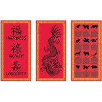 Chinese New Year Cultural Cutouts - Pk 3