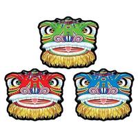Dragon Face Cutouts - Pk 3