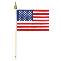 USA Fabric Stick Flag (10x15cm)