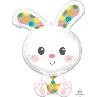 Spotted Easter Bunny SuperShape Foil (58x73cm)