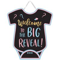 Gender Reveal Welcome Sign (31x35cm)