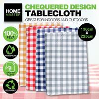 Waterproof Chequered Tablecloth (130x225cm)