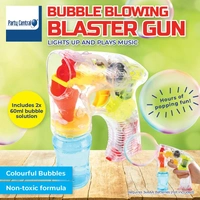 Bubble Gun w/ Music & Lights (inc. 2x 60ml solution)