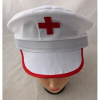 Adults Red Cross Costume Hat