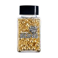 Over The Top Edible Bling Gold Pearls Medley (75g)