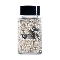 Over The Top Edible Bling Silver Pearls Medley (75g)