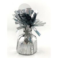 Holographic Silver Foil Balloon Weight (165gm)