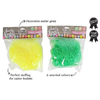Yellow or Green Easter Basket Grass (30g)