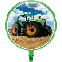 Tractor Time Round Foil Balloon (45cm)