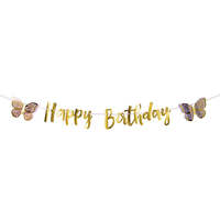Butterfly Shimmer Birthday Banner (2.13m)