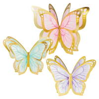 Butterfly Shimmer 3D Table Centrepieces - Pk 3