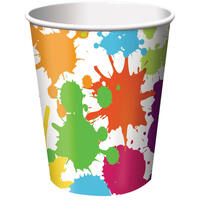 Art Party Paper Drinking Cups - Pk 8*