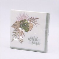 Wild One Baby Shower Paper Napkins (2ply) - Pk 20