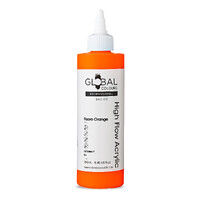 Fluoro Orange High Flow Acrylic Paint (250ml)