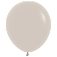 46cm Fashion White Sand Latex Balloons - Pk 25