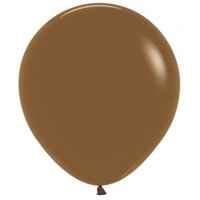 46cm Fashion Coffee Latex Balloons - Pk 25