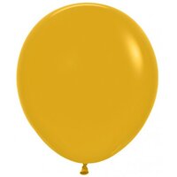 46cm Fashion Mustard Latex Balloons - Pk 25