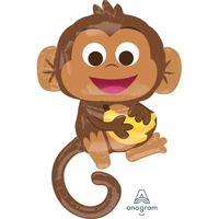 Happy Monkey XL SuperShape Foil (63x91cm)