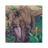 Jurassic World 'Into The Wild' Paper Napkins - Pk 16