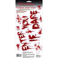 Bloody "Enter If You Dare" Wall Decals