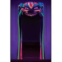 Creepy Carnival UV Reactive Doorway Decoration (107x221cm)
