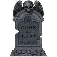 "Gone At Last" Foam Tombstone Decoration (55cm)