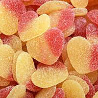 Peach Hearts Sour Gummies (1kg)