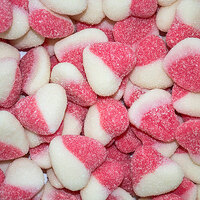 Red & White Love Hearts Sour Gummies (1kg)
