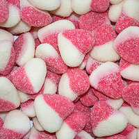 Red & White Love Hearts Sour Gummies (1kg)