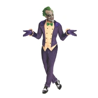 Adult Arkham City Joker Costume - M-L