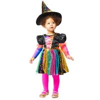 Kids' Rainbow Witch Costume