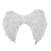 Small White Angel Wings Costume Accessory