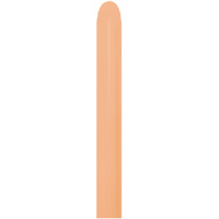 Fashion Peach Modelling Balloons - Pk 50
