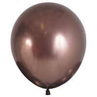 46cm Metallic Truffle Latex Balloons - Pk 25